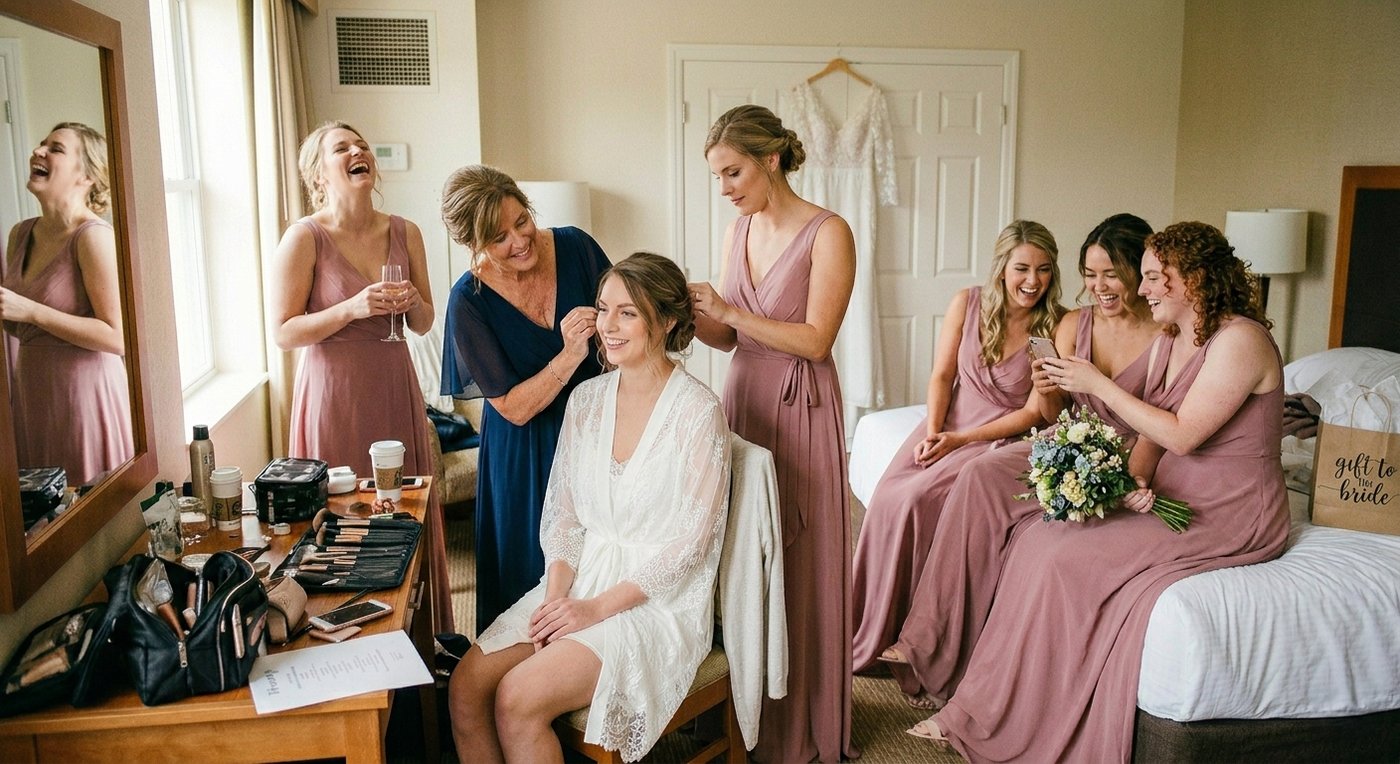 Illustrative: getting-ready moment